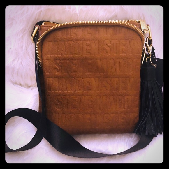steve madden bglam logo crossbody bag